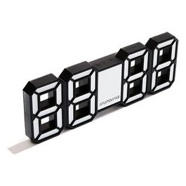Neon Digital Clock White
