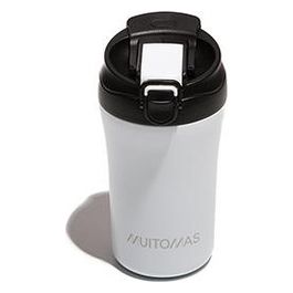 Tazza Termica con Coperchio 350ml Bianco