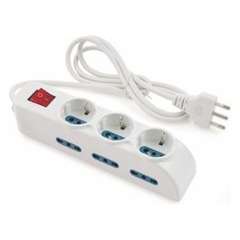 Multipresa polivalente con 3 uscite schuko 6 uscite laterali bipasso P17/11 Kooper