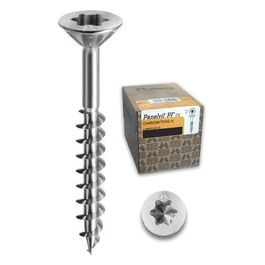 viti per Legno Filetto Parziale Testa Svasata Piana Impronta torx 4,5x045 mm Cromo Lucito chromiting Panel-vit -pf Scatola 500 pz
