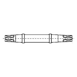 Mvtek Perno Movimento Centrale 35-56-39(130) Quadro In Acciaio 