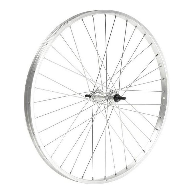 Mvtek Ruota completa bicicletta Posteriore 26 3/8 Alluminio/Alluminio 7 Velocita''