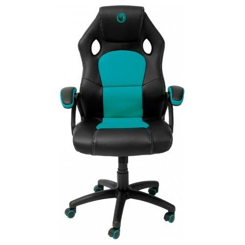 Nacon Gaming Chair Sedia Gaming Design Ergonomico Nero/Azzurro
