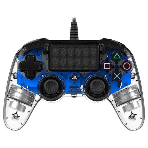 Nacon Controller Wired Blu Luminoso PS4 Playstation 4 