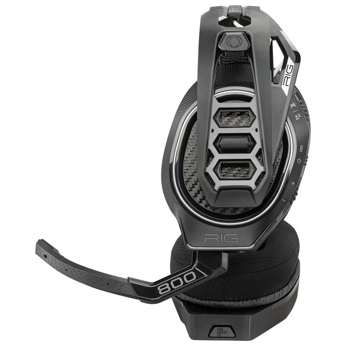 Nacon RIG800HSV2 RIG 800HS V2 Cuffie Gaming Wireless Over-ear PS4 PS5 Microfono Rimovibile 24h autonomia colore Nero