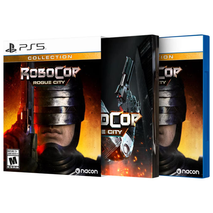 Nacon, Robocop Rogue City Collector's Edition, Playstation 5, Steelbook, Bonus Esclusivi