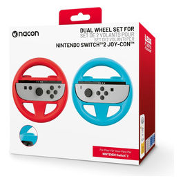 Set di 2 Volanti per Joycon per Switch Blu e Rosso