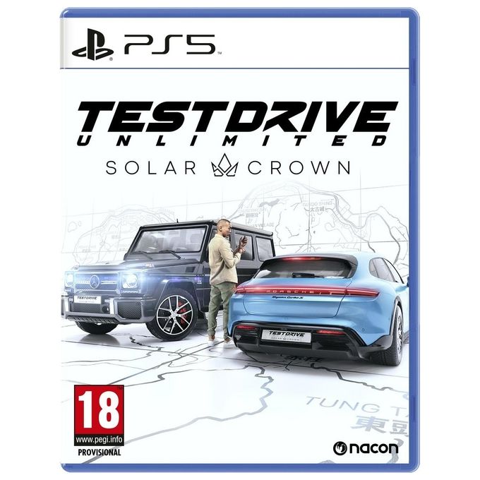 NACON 3665962025835 Test Drive Unlimited Solar Crown Videogioco per PlayStation 5 Genere Corse Sviluppatore KT Racing Data di Rilascio 2024 PEGI 18 Multigiocatore Online Fino a 16 Giocatori colore Nero