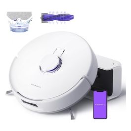 Freo X Plus Robot Aspirapolvere e Lavapavimenti Zero Grovigli Bianco