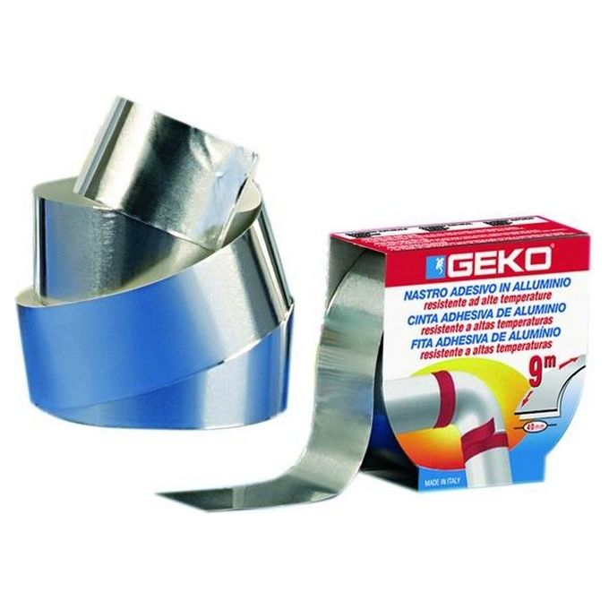 Nastro Termico Alluminio Adesivo Alluminio mm.40x9 Mt
