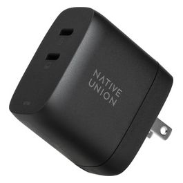 67W Dual USB-C Fast GaN PD Caricatore da Muro Nero