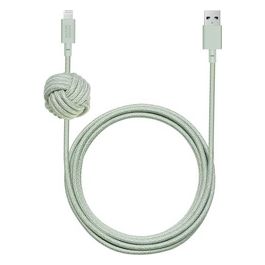 Native Union Cavo Night Cable USB-A a Lightning 3mt Salvia