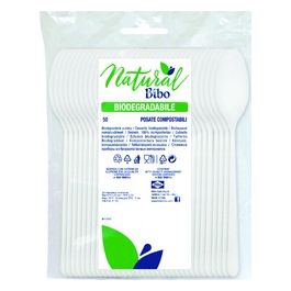 Cucchiaio Bianco 50 Pezzi