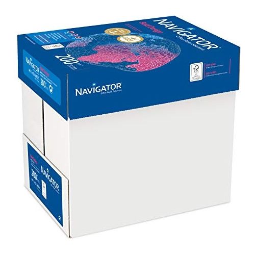 Navigator Confezione 7 Risme Bold Design Carta Premium per Ufficio 200gr A4
