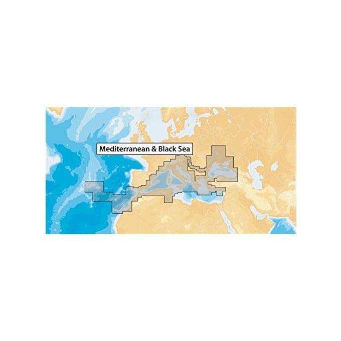 Navionics Cartografia Navionics XL9-43XG NAVIONICS + Mediterraneo, Mar Nero, Canarie e Azzorre