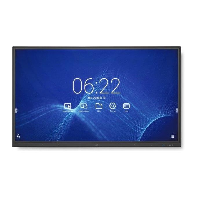 Nec MultiSync CB651Q-2 Pannello Piatto Interattivo 65'' Led 4k Ultra Hd Nero Touch Screen