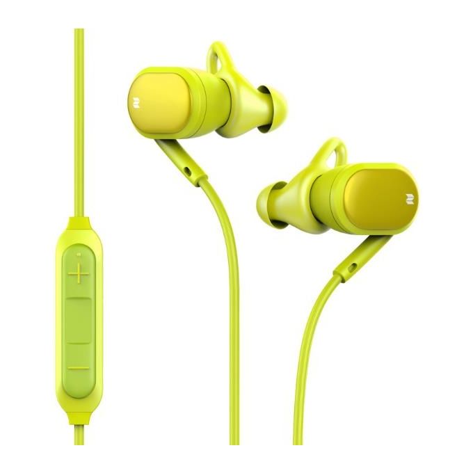 Neo Rock Cuffiette Bluetooth con Microfono Giallo