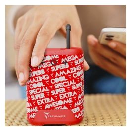 Speaker Senza Filo Rosso Bluetooth