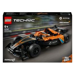 LEGO Technic 42169 NEOM McLaren Formula E Race Car, Macchina Giocattolo per Bambini 9+, Modellino di Auto F1 da Costruire