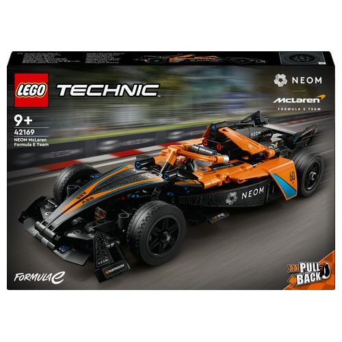 LEGO Technic 42169 NEOM McLaren Formula E Race Car, Macchina Giocattolo per Bambini 9+, Modellino di Auto F1 da Costruire