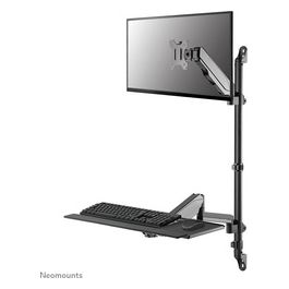 by Newstar FPMA-D1330D4SILVER Supporto da Tavolo per Monitor Piatto per Desktop