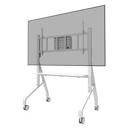 FL50-575WH1 Supporto Mobile da Pavimento per Schermi da 65-110" Bianco