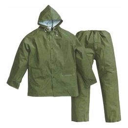 Neri Impermeabile Giacca+Pantaloni Verde M