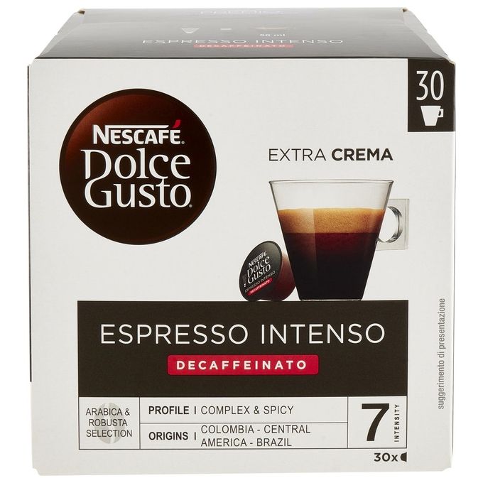 Nescafe' Capsule Dolce Gusto Espresso Intenso Decaffeinato