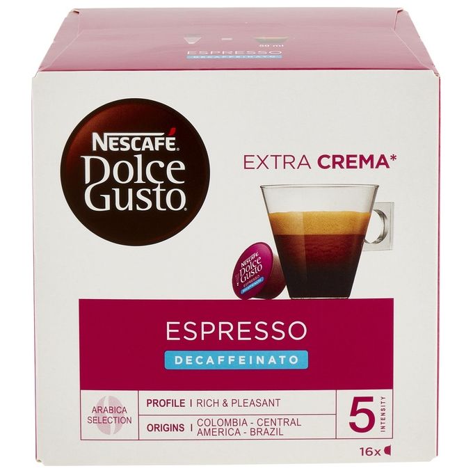 Nescafe' Capsule Dolce Gusto Espresso Decaffeinato