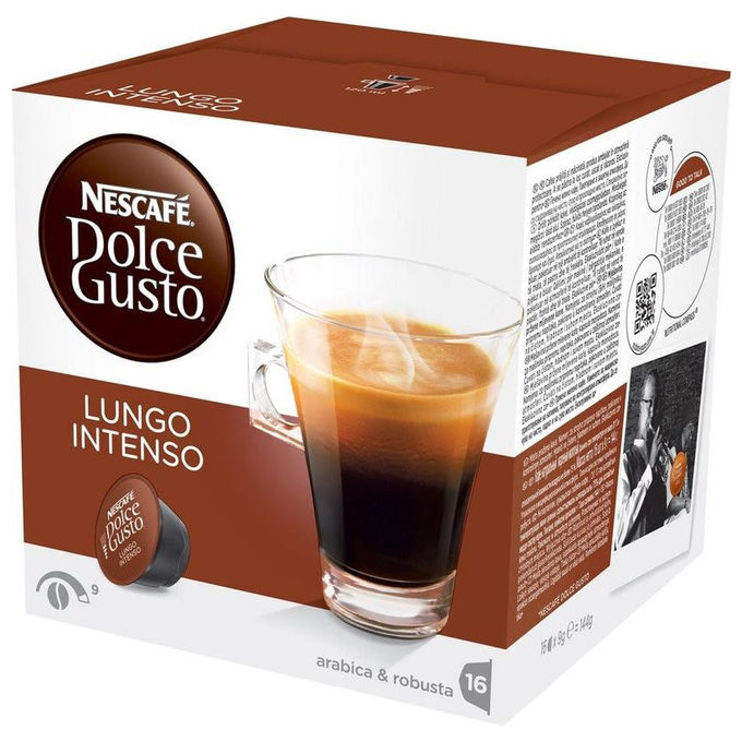 Nespresso Nescafe' 16 Capsule Dolce Gusto Lungo Intenso
