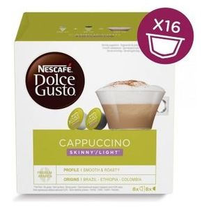 Nescafe' Dolce Gusto Cappuccino Skinny/Light Capsule Caffe' 16 Pezzi