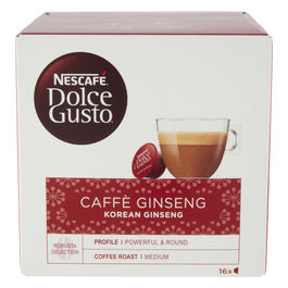 Nescafé Dolce Gusto, Caffè Ginseng, 16 Capsule, Tostatura Media