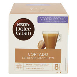 Nescafe Dolce Gusto capsule caffe Cortado Espresso Macchiato intensita 8 16 pezzi