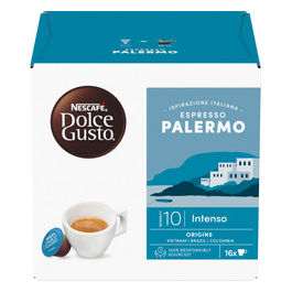 Nescafe Dolce Gusto capsule caffe espresso Palermo intensita 10 confezione da 16