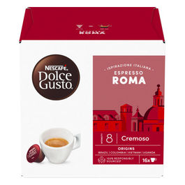 Nescafe Dolce Gusto capsule caffe espresso roma intensita 8 confezione da 16 pezzi