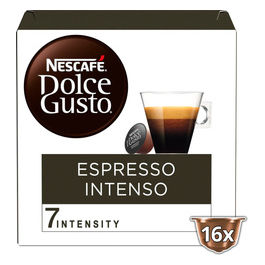 Nescafe espresso intenso capsule caffe intensita 7 compatibili 16 pezzi
