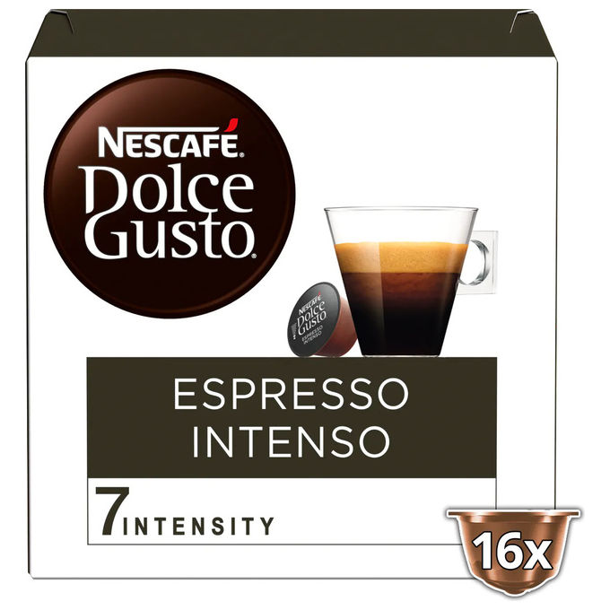Nescafe dolce gusto espresso intenso capsule caffe intensita 7 compatibili 16 pezzi