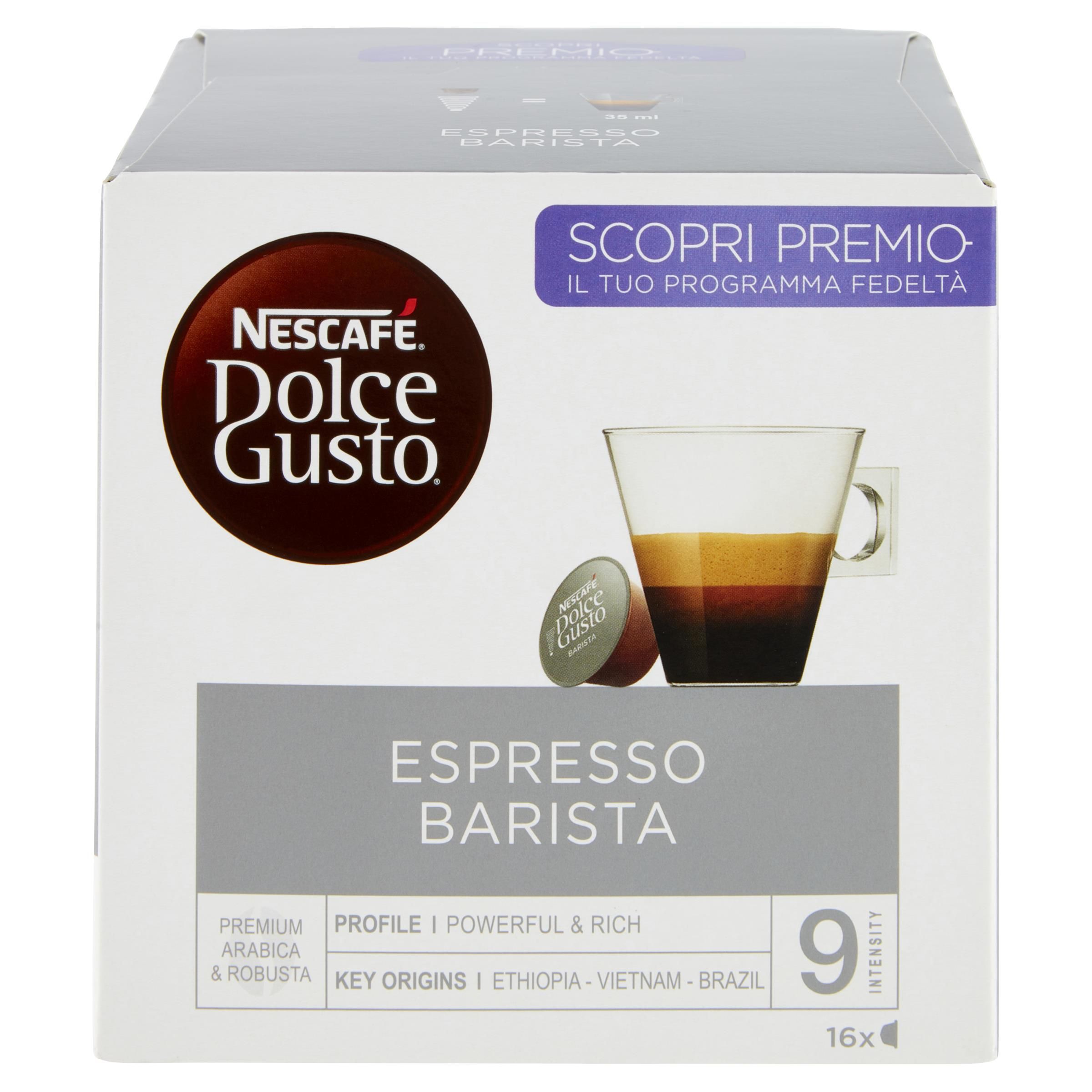 Nestle' Capsule Nescafe' Dolce Gusto Espresso Barista 16