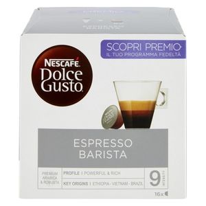 Nestle' Capsule Nescafe' Dolce Gusto Espresso Barista 16 Pezzi