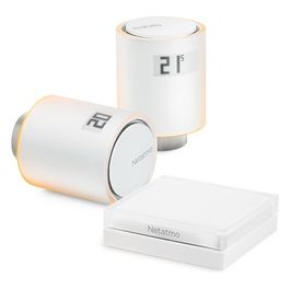 Netatmo Starter Pack Valvole Termostatiche Wifi Intelligenti, Multicolore, ‎8 x 5.8 x 5.8 cm; 190 grammi