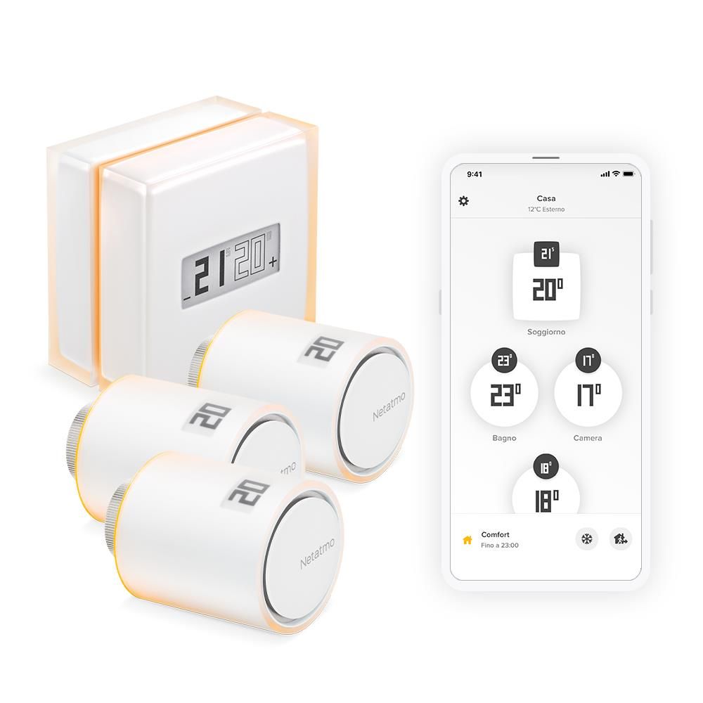 miniature 4  - Netatmo NBU-NTH-NAV thermostat RF Transparent, Blanc