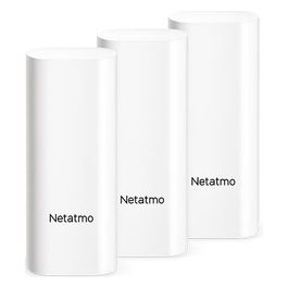 Netatmo Sensori Intelligenti per Porte e Finestre Netatmo wireless monopezzo confezione da 3 rilevamento di vibrazione DTG-ITNetatmo NIS01-IT Sirena Interna Intelligente Wireless 110 dB