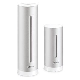 Stazione Meteo NWS01-EC con Sensore Esterno Wireless, Finitura Argento, Monitoraggio Climatico Avanzato