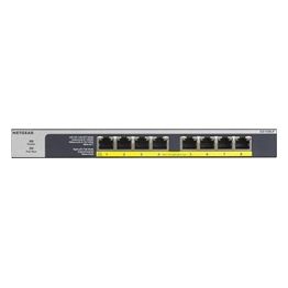 Netgear GS108LP Switch 8 x 10/100/1000 PoE+ Desktop Montabile su Rack Montaggio a Parete PoE+ 60W Alimentazione CC