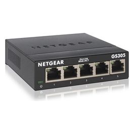 Netgear GS305-300PES Switch di Rete Non gestito L2 Gigabit Ethernet 10/100/1000 Nero