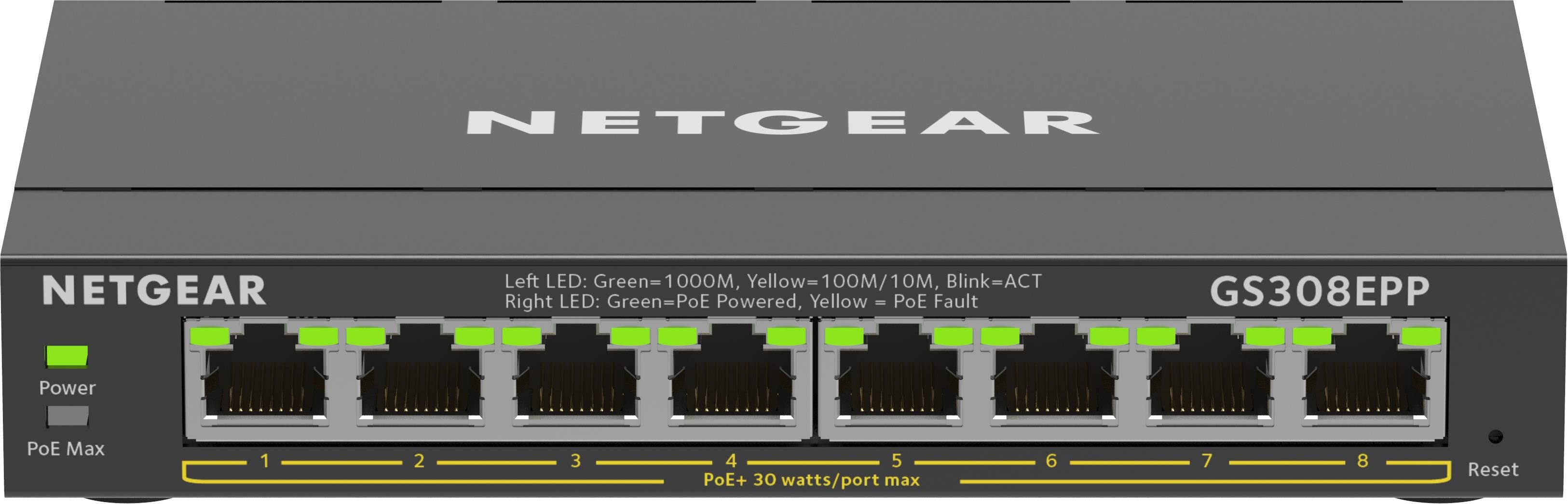 Netgear GS308EPP Switch Gestito