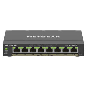 Netgear GS308EPP Switch Gestito L2/l3 Gigabit Ethernet 10/100/1000 Supporto Power Over Ethernet Nero