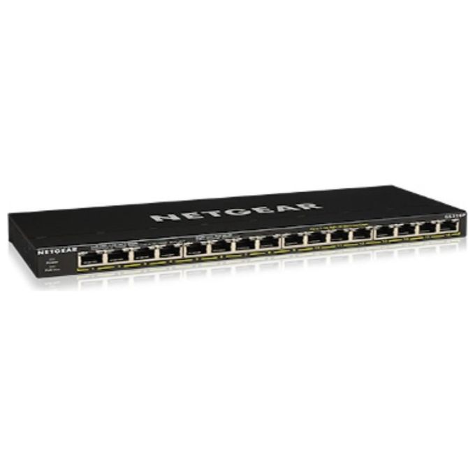 Image of Netgear GS316P Switch Non Gestito Gigabit Ethernet 10-100-1000 Nero Supporto Power Over Ethernet