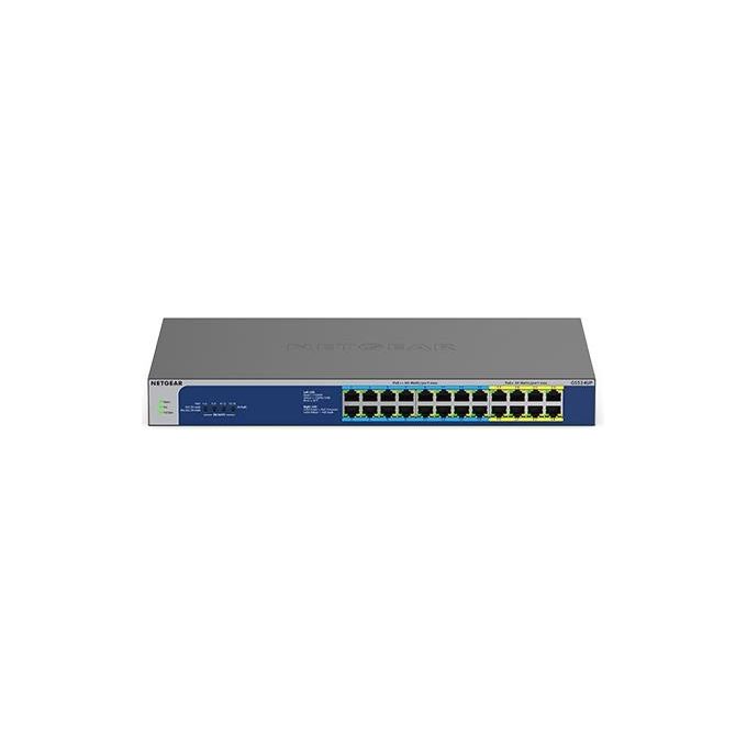 Netgear GS524UP Switch non Gestito Gigabit Ethernet 10/100/1000 Supporto Power Over Ethernet Grigio