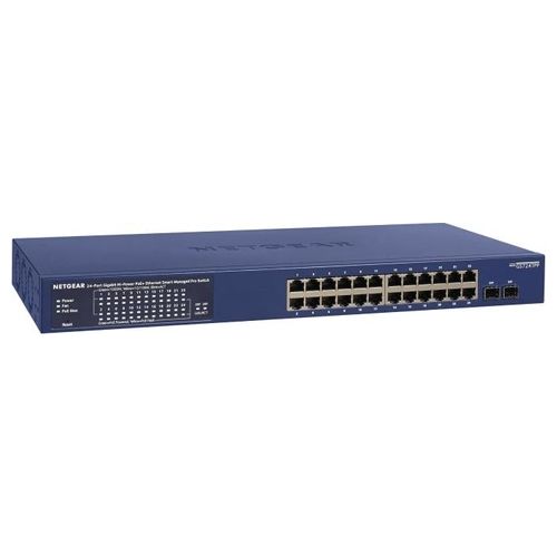 Netgear GS724TP-300EUS Switch di Rete Gestito L2/l3/l4 Gigabit Ethernet 10/100/1000 Supporto Power Over Ethernet Blu